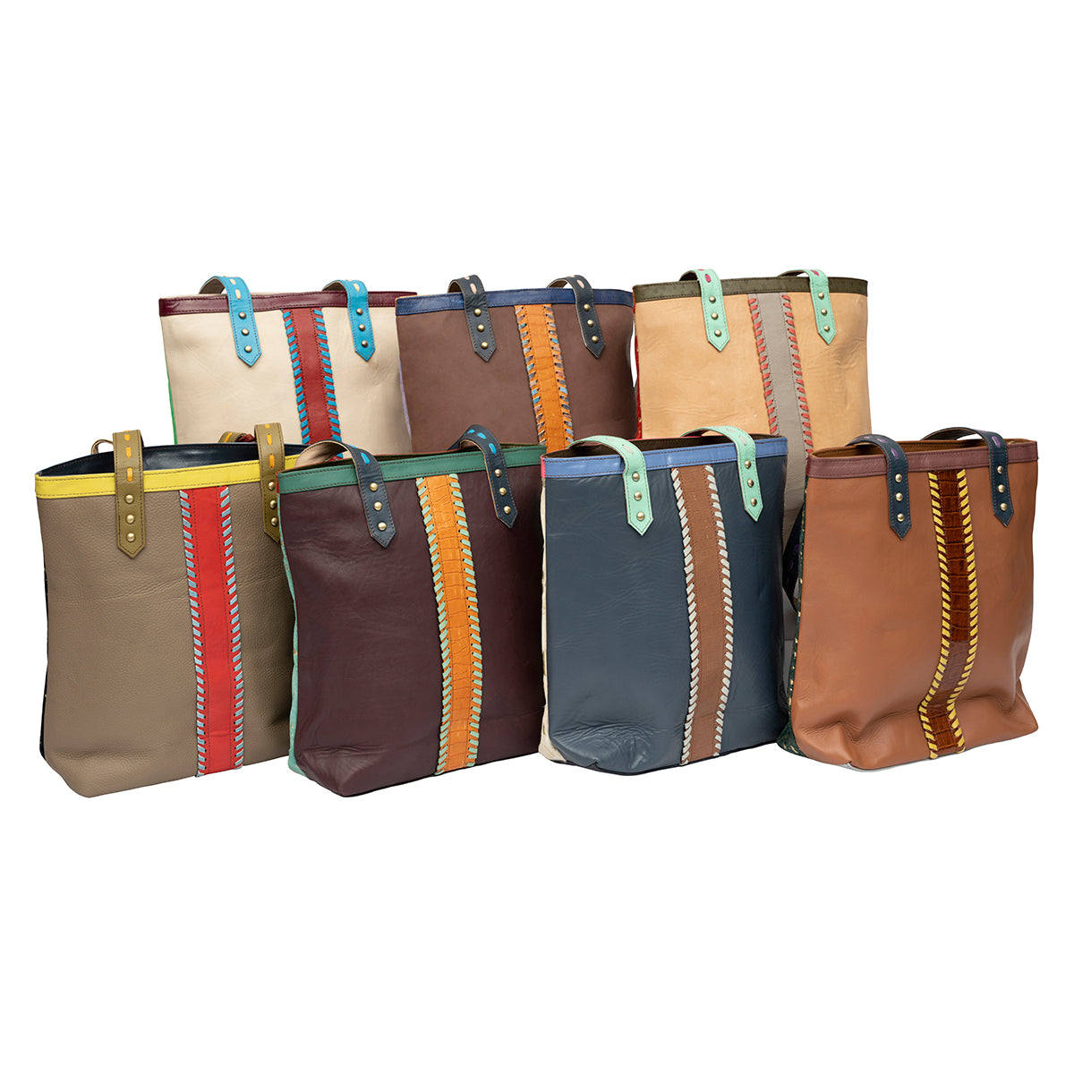 Painted Pony Multi-Colored Tote Bags