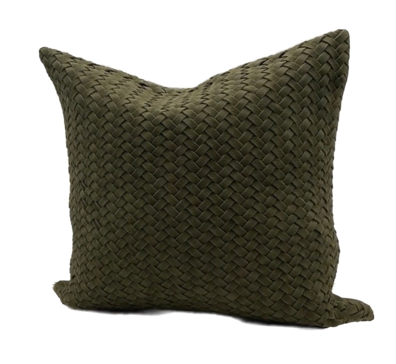 Heritage Leather Pillow- Forrest