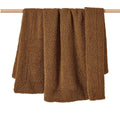 Fireside Boucle Throw- Chesnut