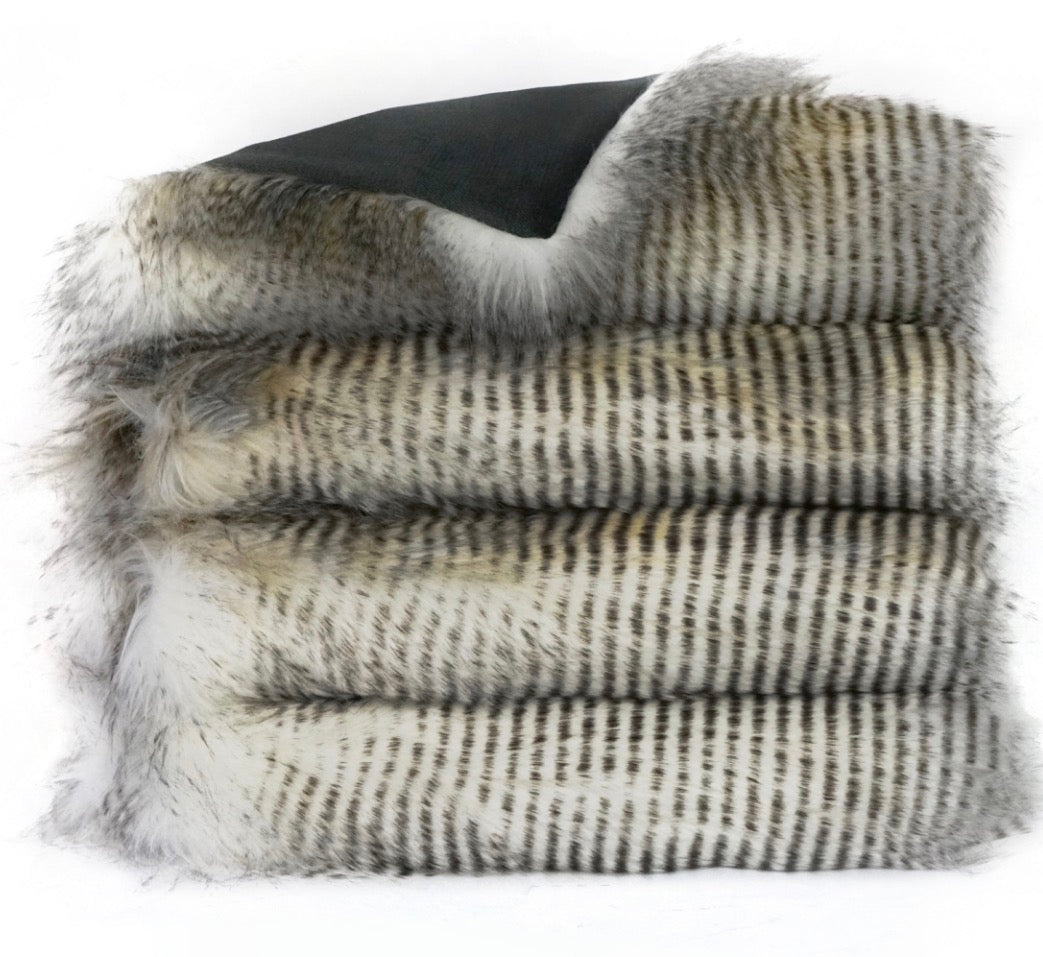 Glacier Fur Throw