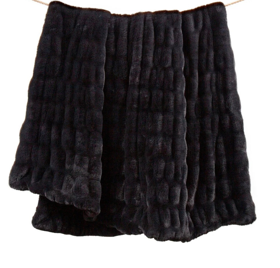 The Chalet Throw- Black