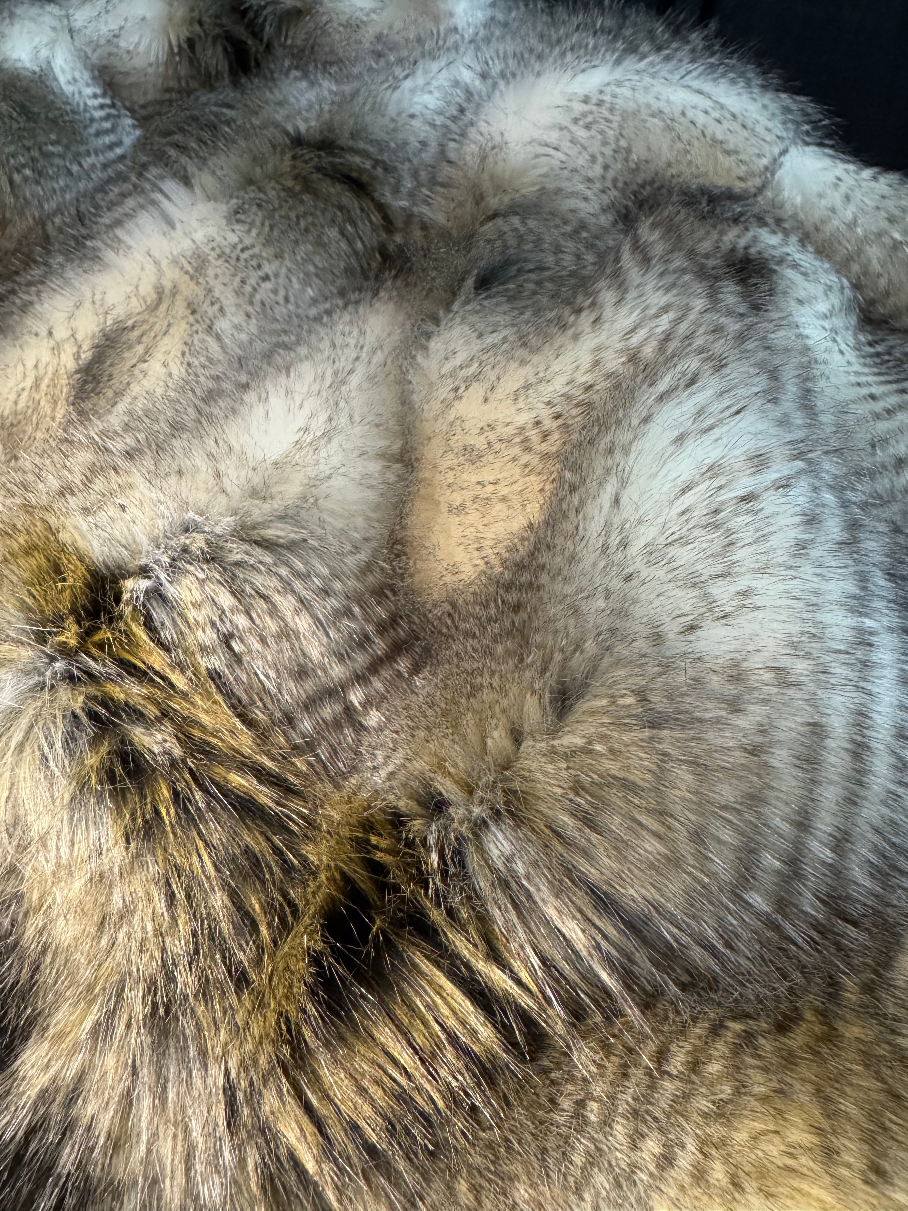 Glacier Fur Throw