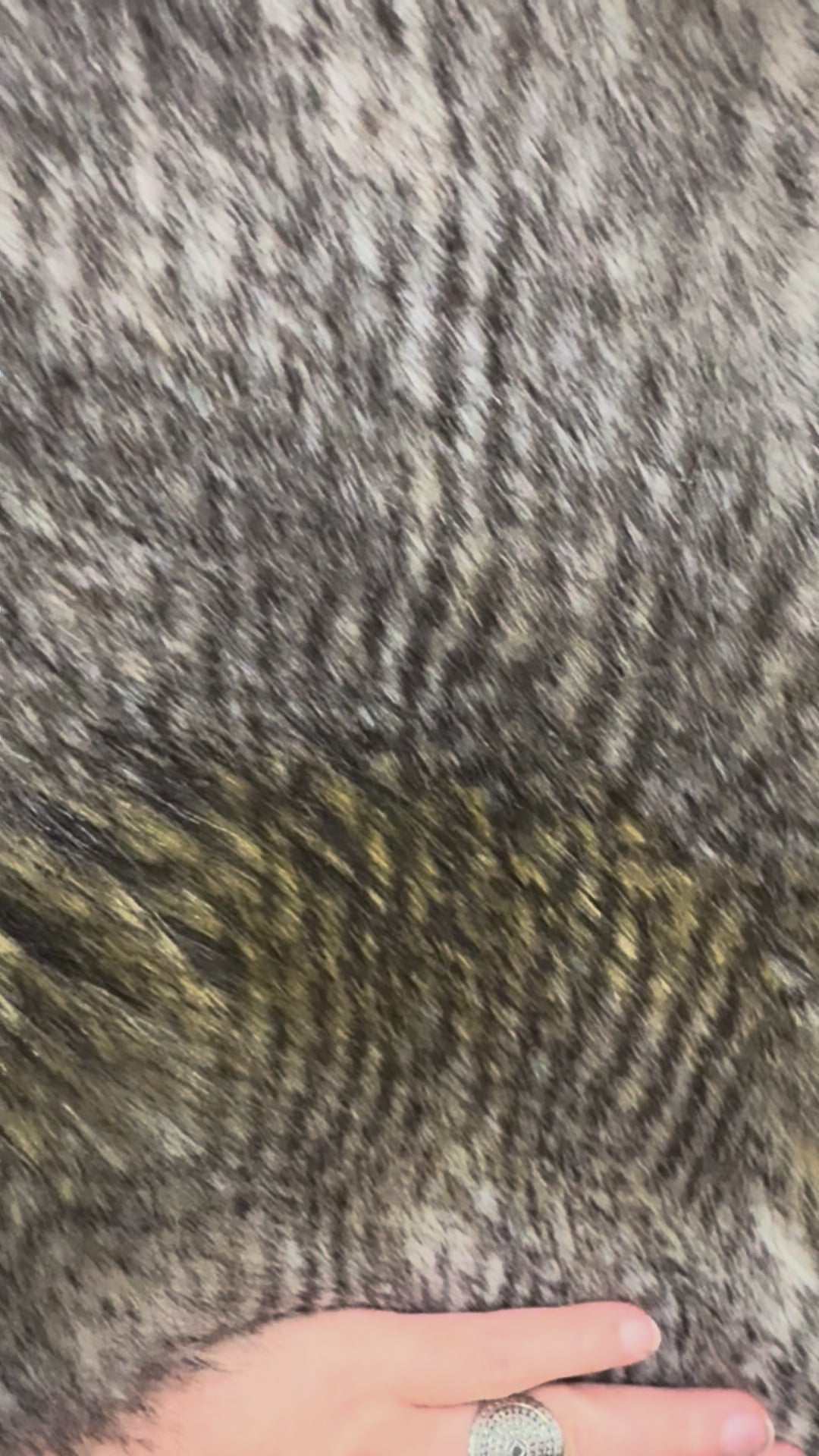 Glacier Fur Throw